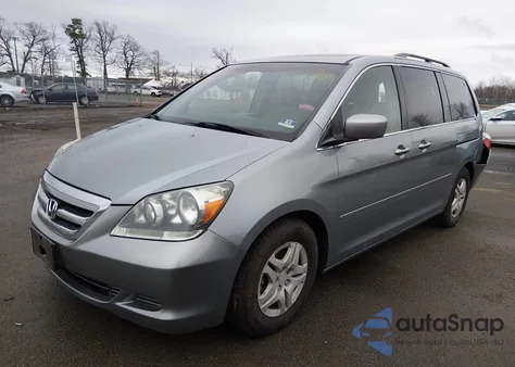 2006 Honda Odyssey Ex-L from USA, damaged, VIN 5FNRL38766B043592